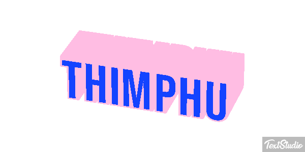 Thimphu Tekst effect