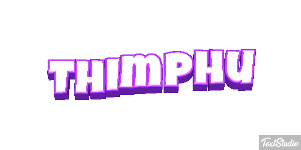 Thimphu Tekst effect