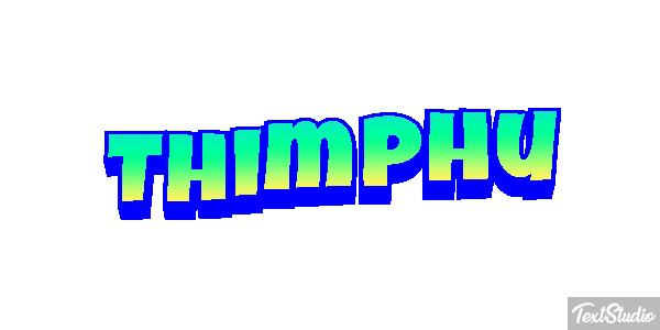 Thimphu Tekst effect