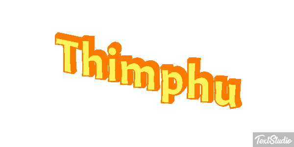Thimphu Tekst effect