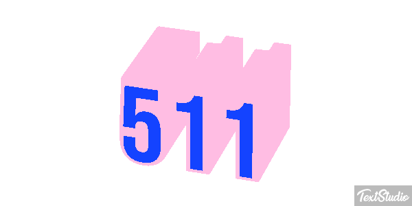 511 Efecto de texto