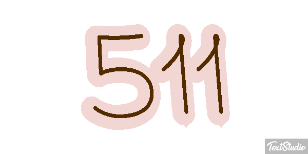 511 Efecto de texto