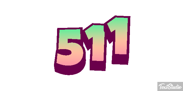 511 Efecto de texto