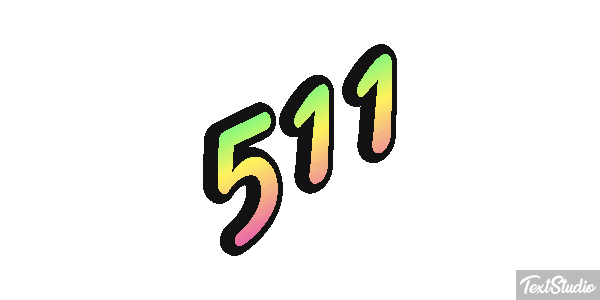 511 Efecto de texto