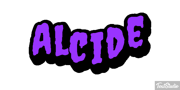 Alcide Text effect