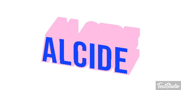 Alcide Text effect