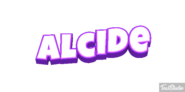 Alcide Text effect