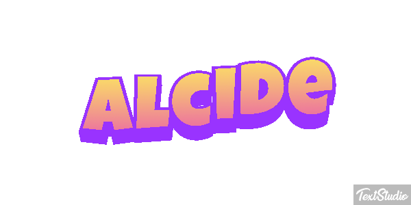 Alcide Text effect