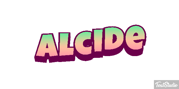 Alcide Text effect
