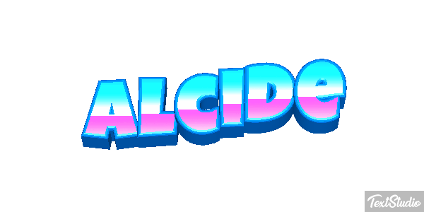 Alcide Text effect