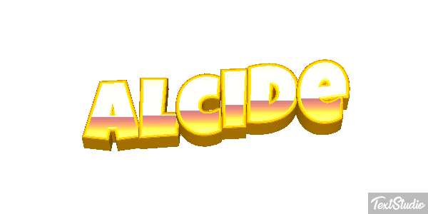 Alcide Text effect