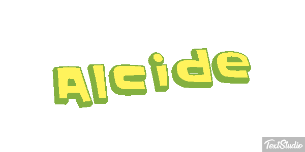 Alcide Text effect