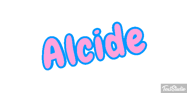 Alcide Text effect