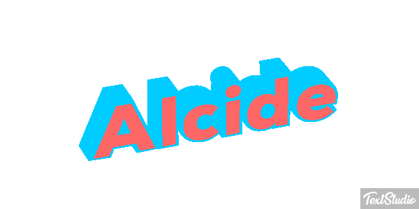 Alcide Text effect