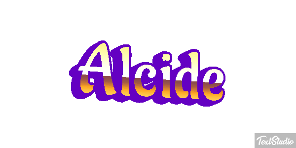Alcide Text effect