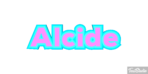 Alcide Text effect
