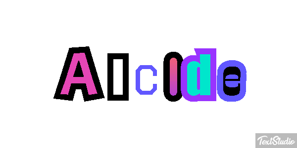 Alcide Text effect