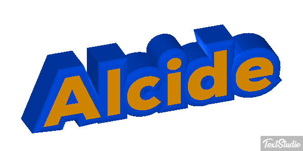 Alcide Text effect