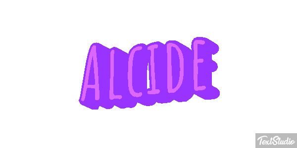 Alcide Text effect