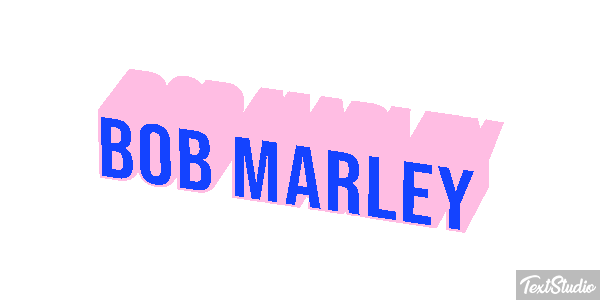 Bob Marley Efecto de texto