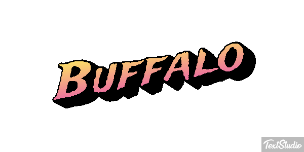 Buffalo Effetto testo
