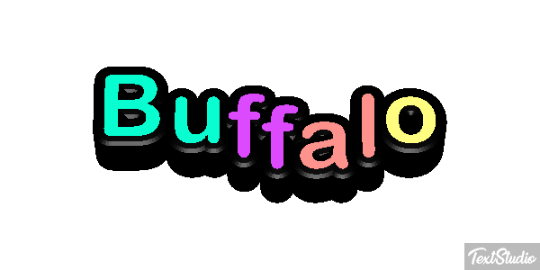 Buffalo Effetto testo