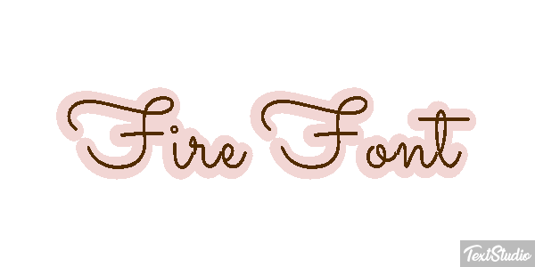 Fire Font Effetto testo