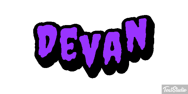 Devan Текстовый эффект