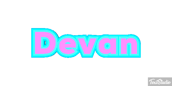 Devan Текстовый эффект