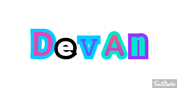 Devan Текстовый эффект