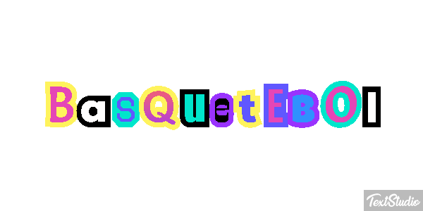 Basquetebol Texteffekt