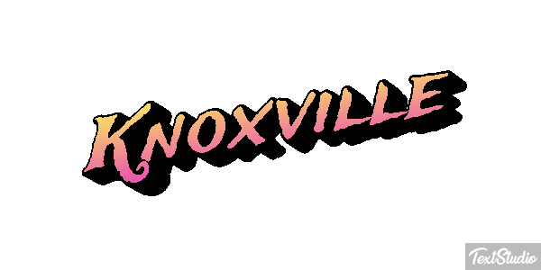 Knoxville Efeito do texto