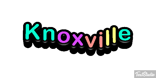 Knoxville Efeito do texto