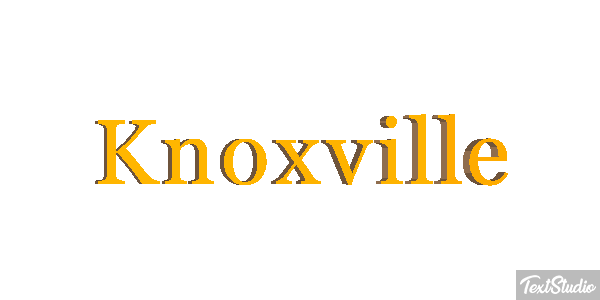 Knoxville Efeito do texto