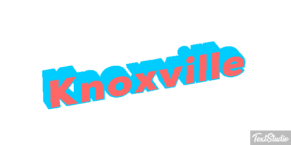 Knoxville Efeito do texto