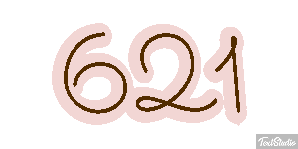 621 Text effect