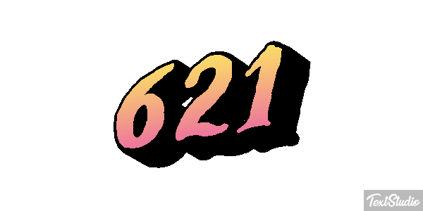 621 Text effect