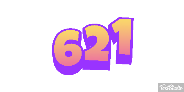 621 Text effect