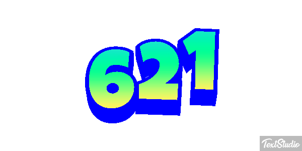 621 Text effect