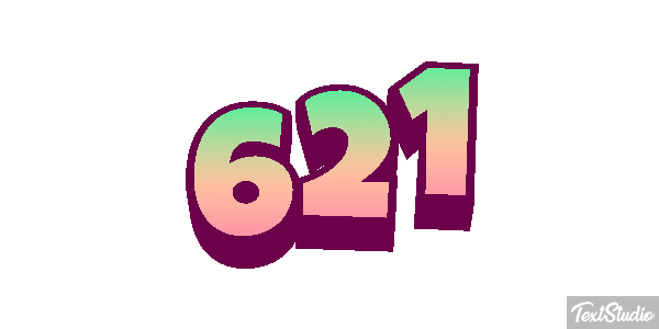 621 Text effect