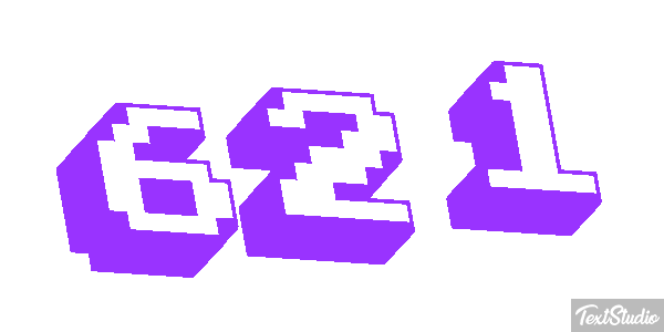 621 Text effect