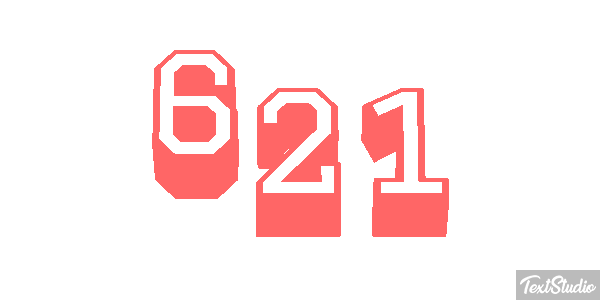 621 Text effect