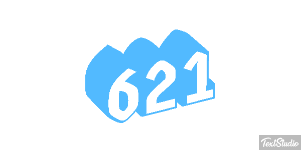 621 Text effect