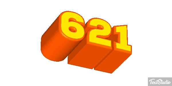 621 Text effect