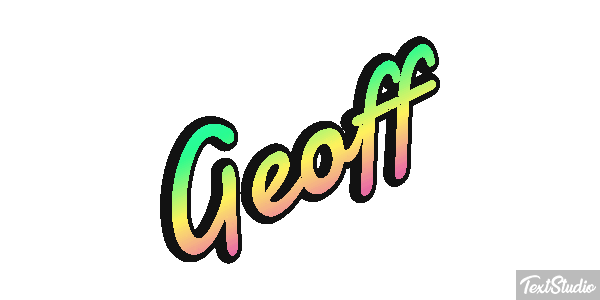 Geoff Texteffekt