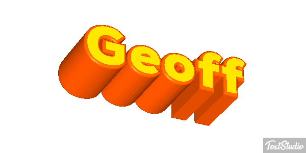 Geoff Texteffekt