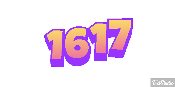 1617 Effet de texte