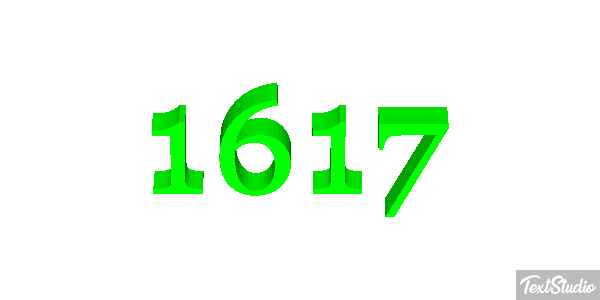 1617 Effet de texte