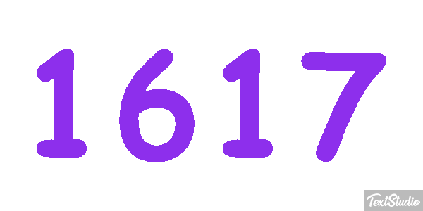 1617 Effet de texte