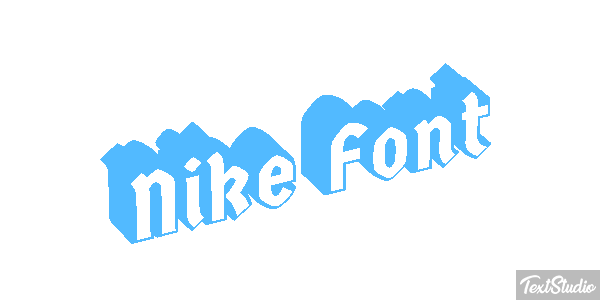 Nike Font Efekt tekstowy